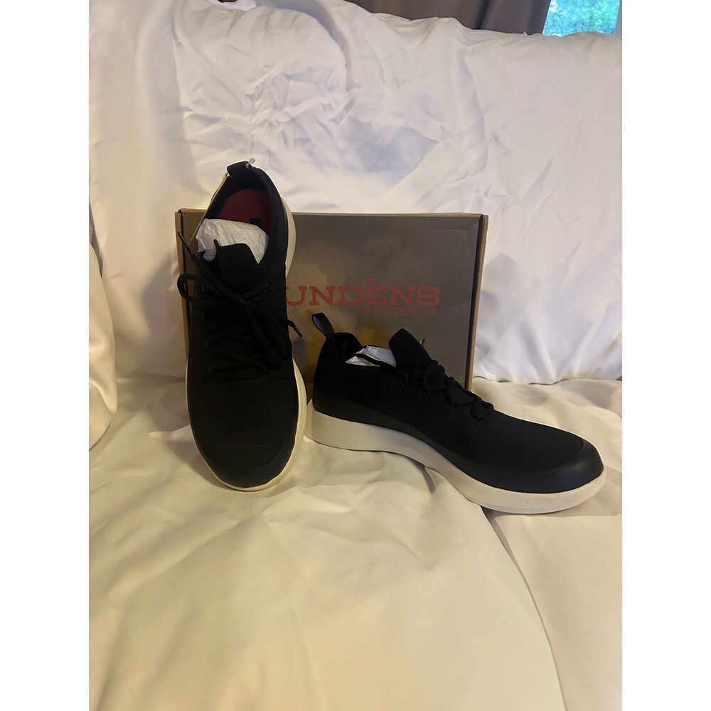 New Grundens Sea Knit Boat Shoe-Black Mens Size 13 Knit Slip On